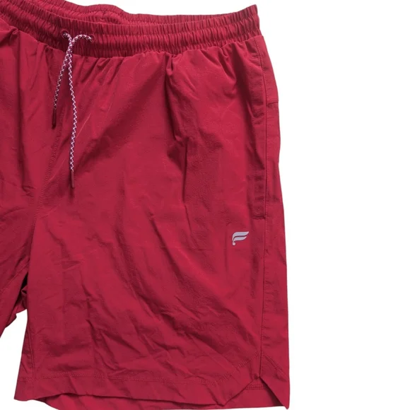 Fabletics Red Athletic Shorts - Picture 4 of 4